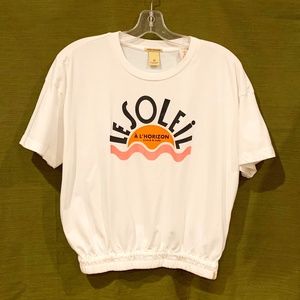 Scotch and Soda white Le Soleil A L'horizon Girls Tee size 14Y